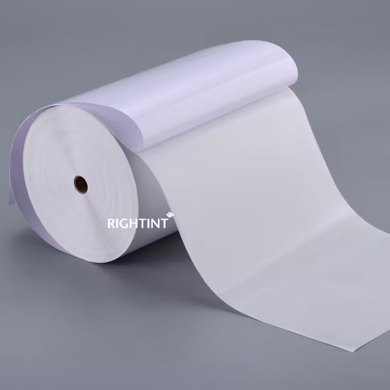 Étiquette thermique de code à barres, impression directe, autocollant de code à barres, rouleaux géants de papier thermique auto-adhésifs avec colle thermofusible
