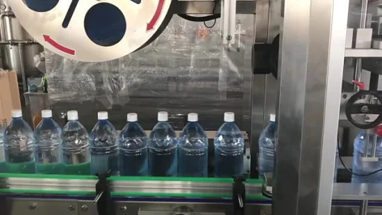 Machine d'étiquetage à manchon thermorétractable, entièrement automatique, ronde et carrée, pour bouteille de jus, d'eau, de boisson, Film PVC, prix d'usine